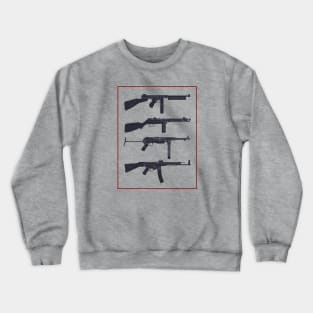 WW2 Iconic Weapons Crewneck Sweatshirt